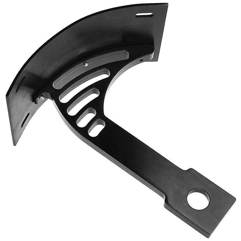 Side Mount License Plate Bracket Vertical Curved License Plate Bracket 3/4 Inch Axle Hole for Tourin