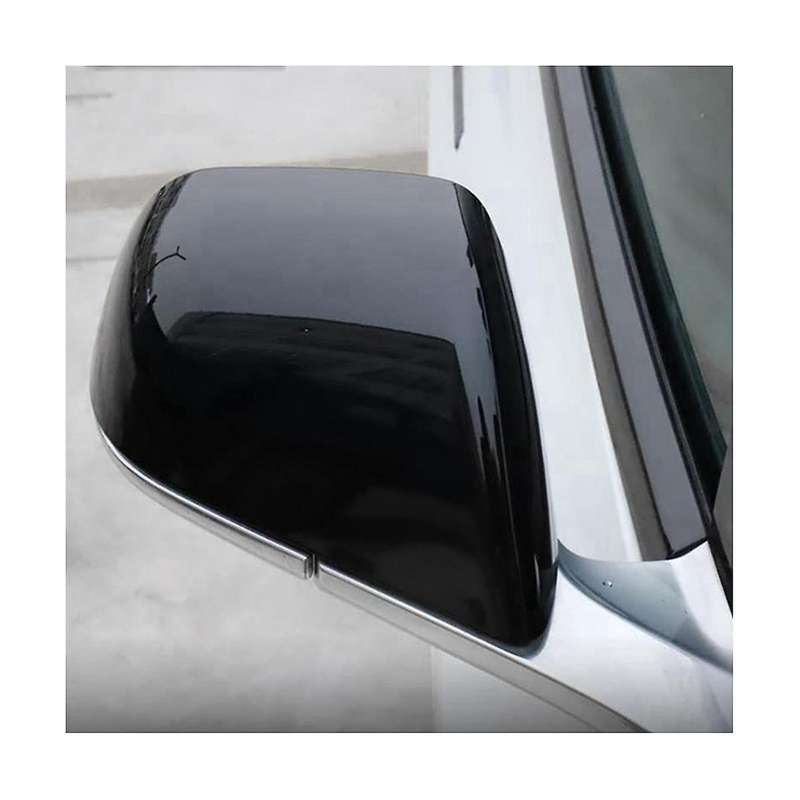 Side Rearview Mirror Cover for 2021 2022 Exterior Accessories, ABS Black