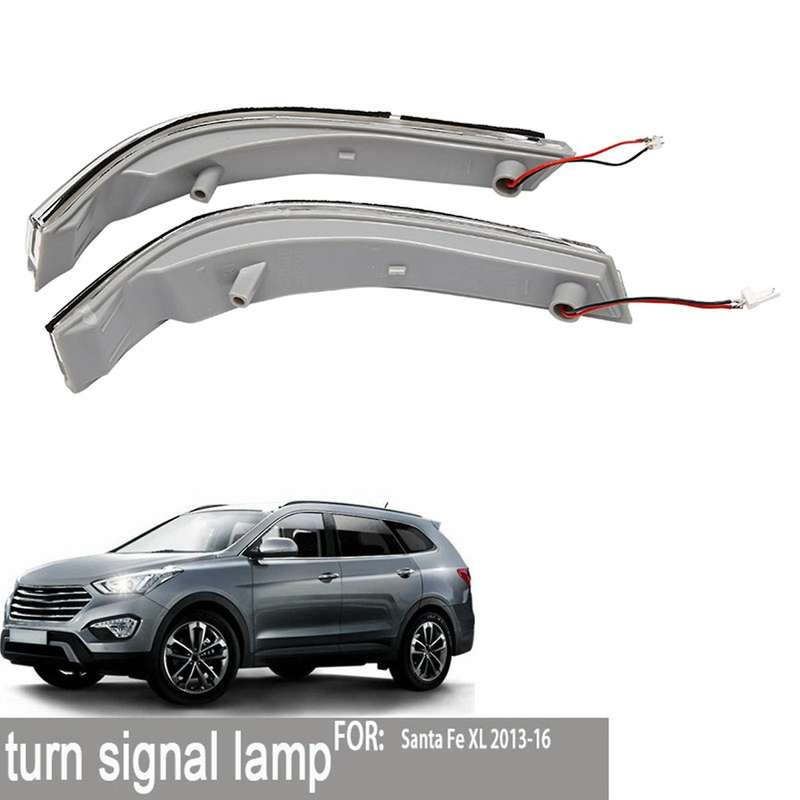 Side Rearview Mirror Blinks LED Turn Signal Indicator for Grand 2013-2016 87613B8000 Amber