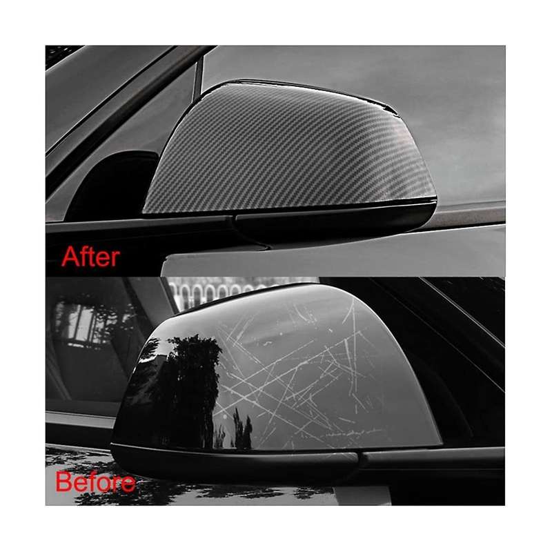 Side Rearview Mirror Cover for 2021 2022 Exterior Accessories, Abs Carbon Fiber