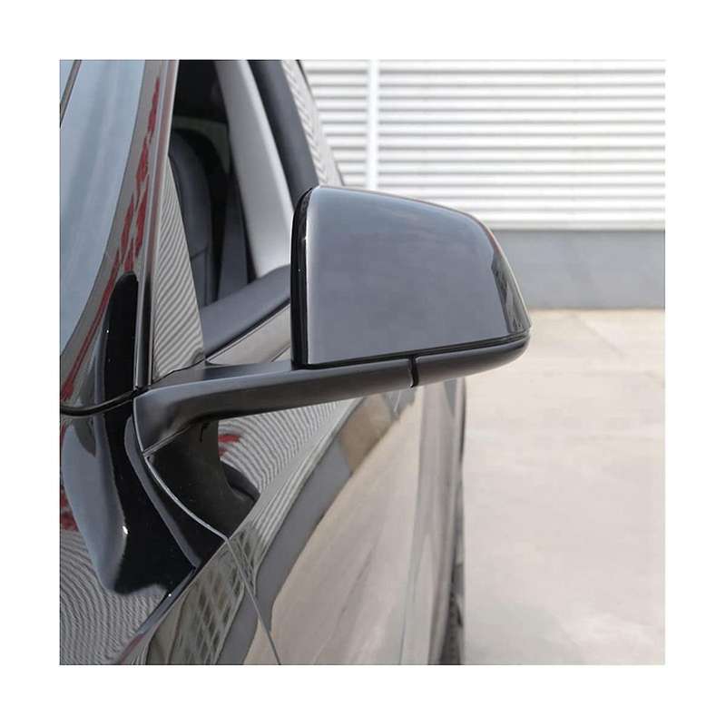 Side Rearview Mirror Cover for 2021 2022 Model Y Exterior Accessories, Abs Gloss Black
