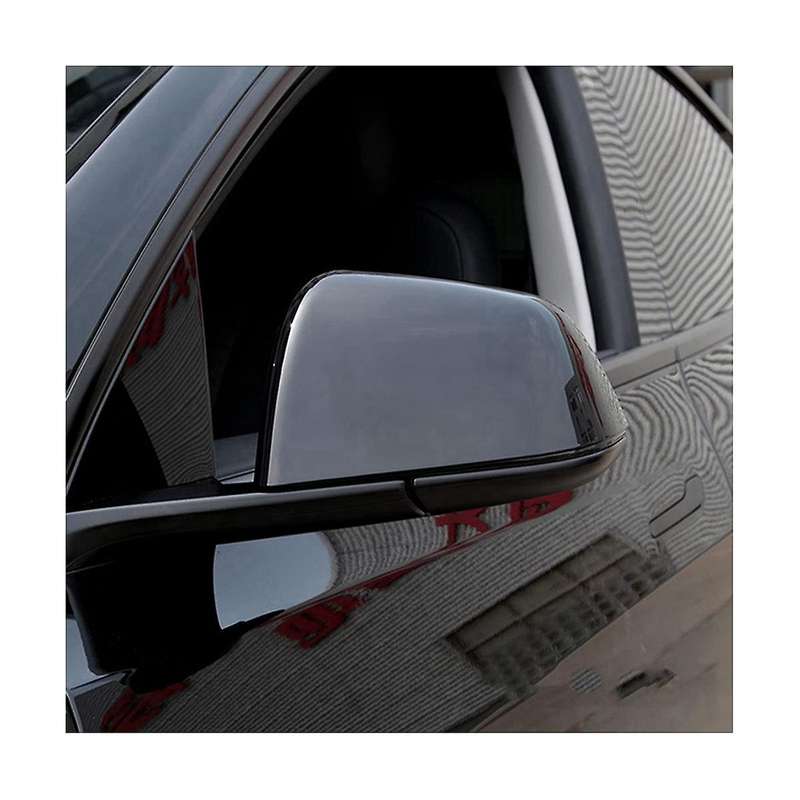 Side Rearview Mirror Cover for 2021 2022 Model Y Exterior Accessories, Abs Gloss Black