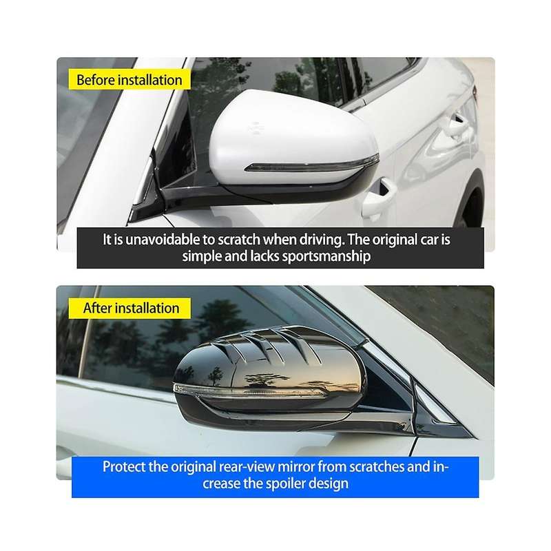 Side Rearview Mirror Cap Wing Mirror Cover for Atto 3 Yuan Plus 2022 2023 Rearview Mirror Accessori