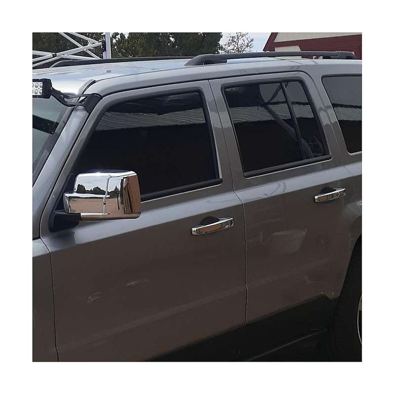 Side Rearview Mirror Cover Shell Trim + Door Handle Cover Decoration for Patriot 2011-2016 Car Acces