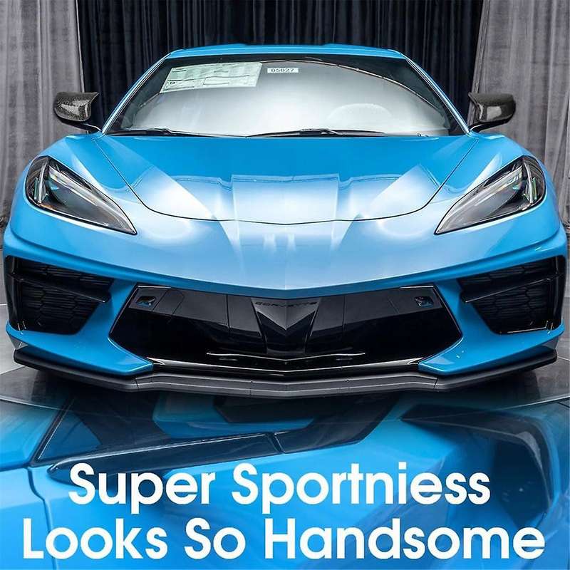 Side Rearview Mirror Guard Cover Trim for C8 Z51 Z06 2020-2023 Accessories Carbon Fiber