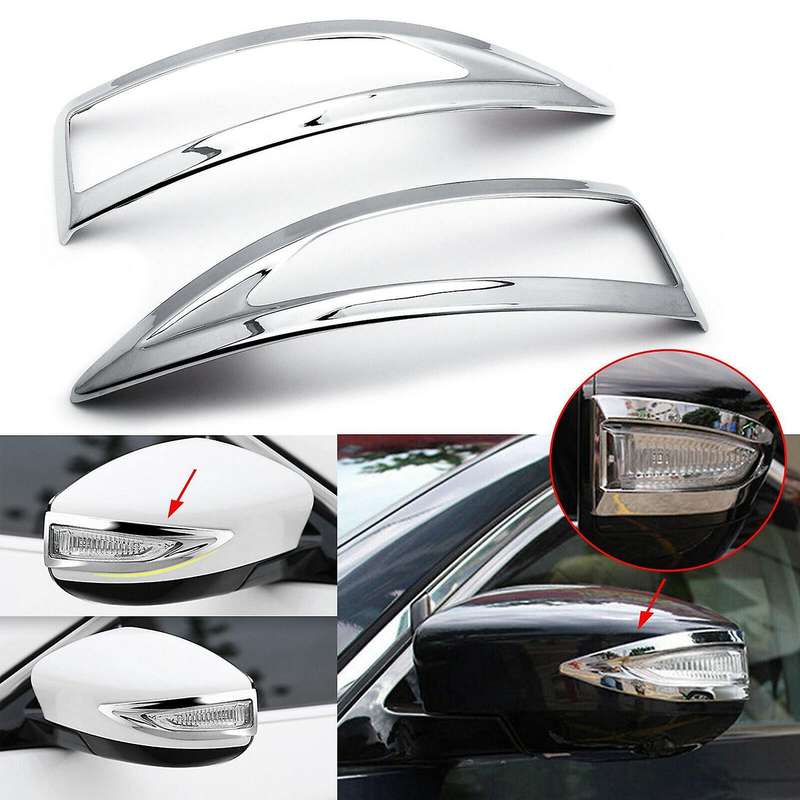 Side Rearview Mirror Strip Cover Trim - Mirror Turn Signal Cover Trim for Teana Altima 2013-2018