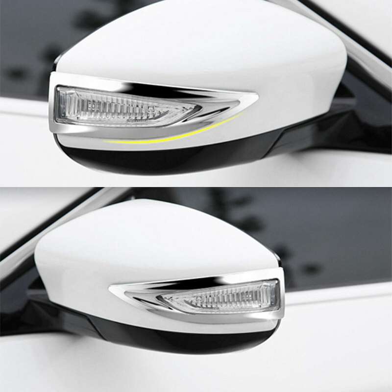 Side Rearview Mirror Strip Cover Trim - Mirror Turn Signal Cover Trim for Teana Altima 2013-2018