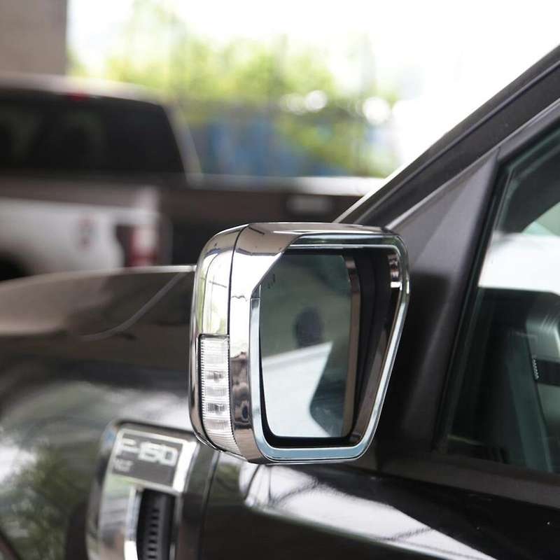 Side Rearview Mirror Rain Eyebrow Frame Cover Trim ABS for 2021 2022 Car Accessories