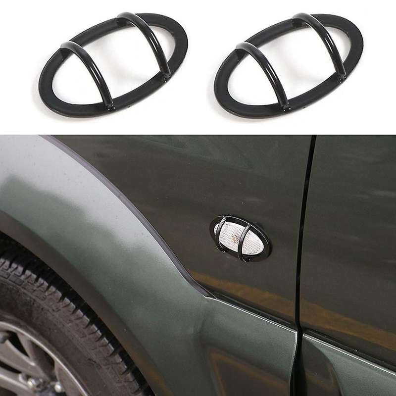 Side Turn Signal Light Cover Trim Lamp Guards Frame for 2012-2017 Car Accessories