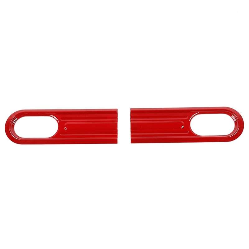 Side Turn Signal Light Lamp Decoration Cover Trim for Jimny 2019 2020 2021 Car Accessories (Red)