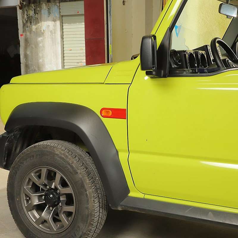 Side Turn Signal Light Lamp Decoration Cover Trim for Jimny 2019 2020 2021 Car Accessories (Red)