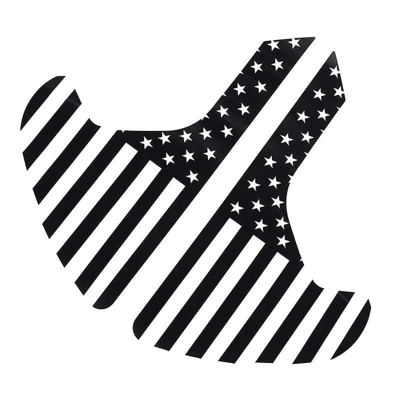 Side Vent Sticker Cover Decals Trim Black for Jl Jlu 2018-2022 Jt 2020-2022