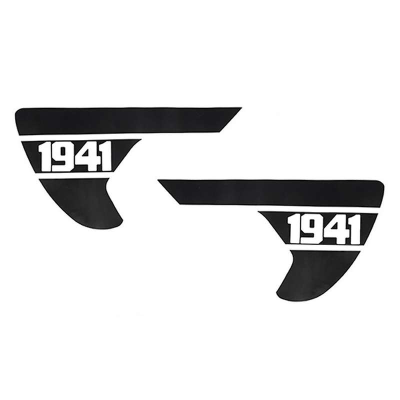 Side Vent 1941 Decals, Precut Black PVC Sticker for JL / JT 2018-2024