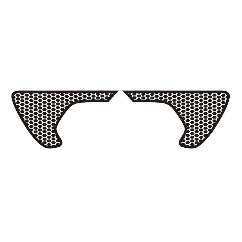 Side Vent Honeycomb Decals, Precut Black PVC Sticker for JL / JT 2018-2024