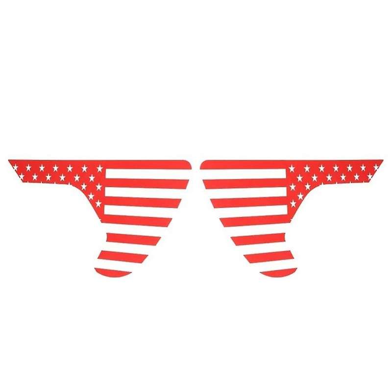 Side Vent Sticker Cover Decals Trim Red for Wrangler JL JLU 2018-2022 JT 2020-2022