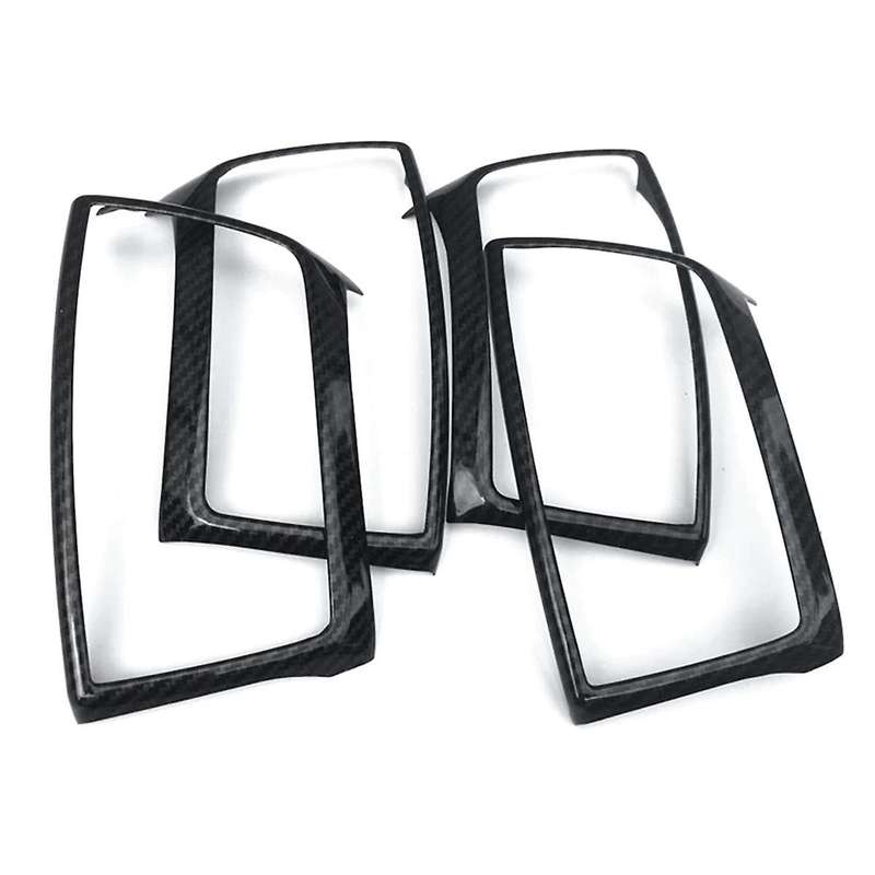 Side Wind Outlet Panel Frame Cover Trim Abs Dashboard Sticker for Everest Endeavour 2015-2019