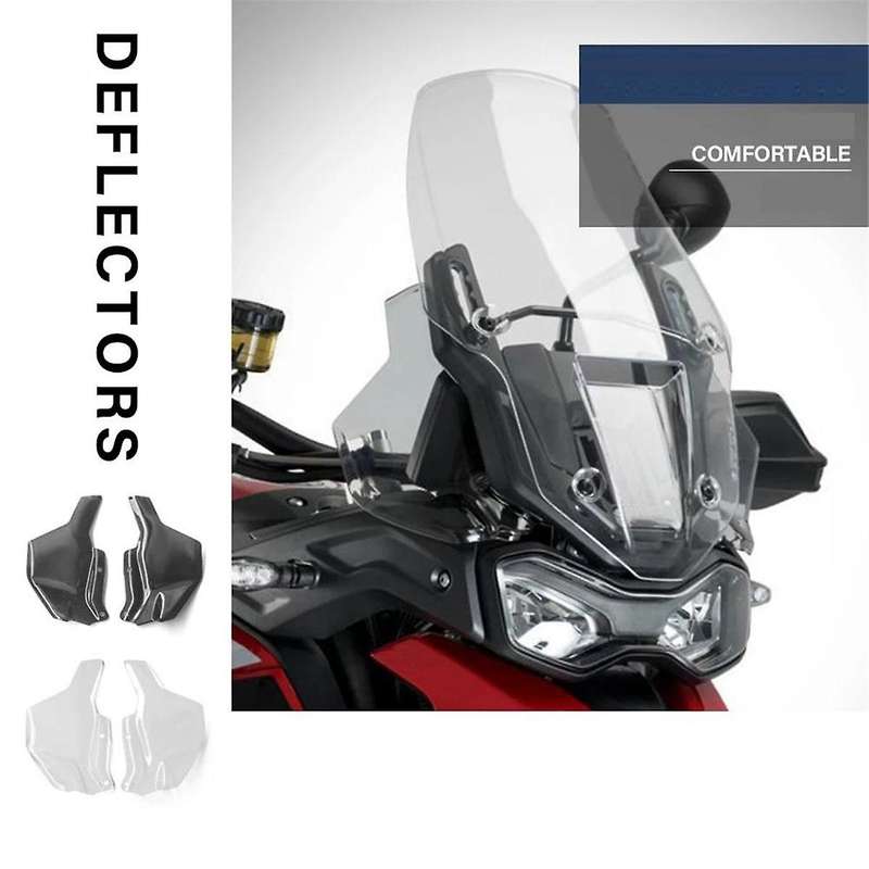Side Windshield Windscreen Handshield Upper Deflector for Tiger900 900 GT PRO LOW for 850 2020-(Smok