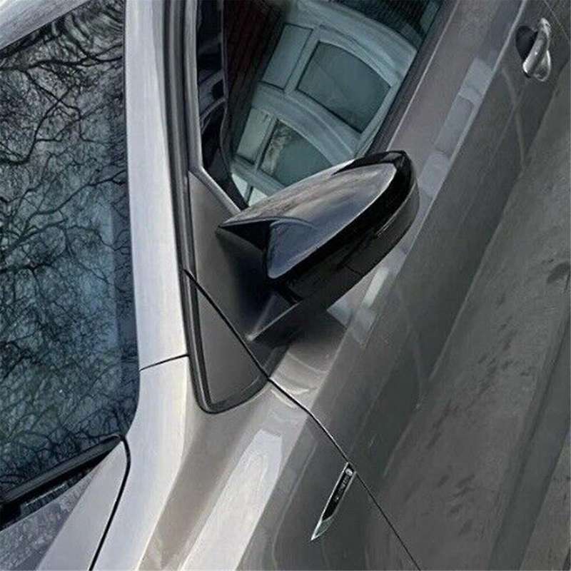 Side Wing Mirror Cover Caps Ox Horn Style for MK5 2009 - 2017 Rear View Mirror Cover 6R0857537B 6R08