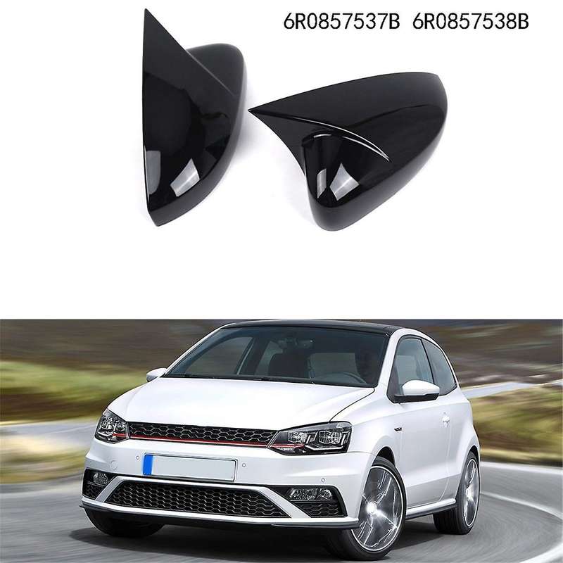 Side Wing Mirror Cover Caps Ox Horn Style for MK5 2009 - 2017 Rear View Mirror Cover 6R0857537B 6R08