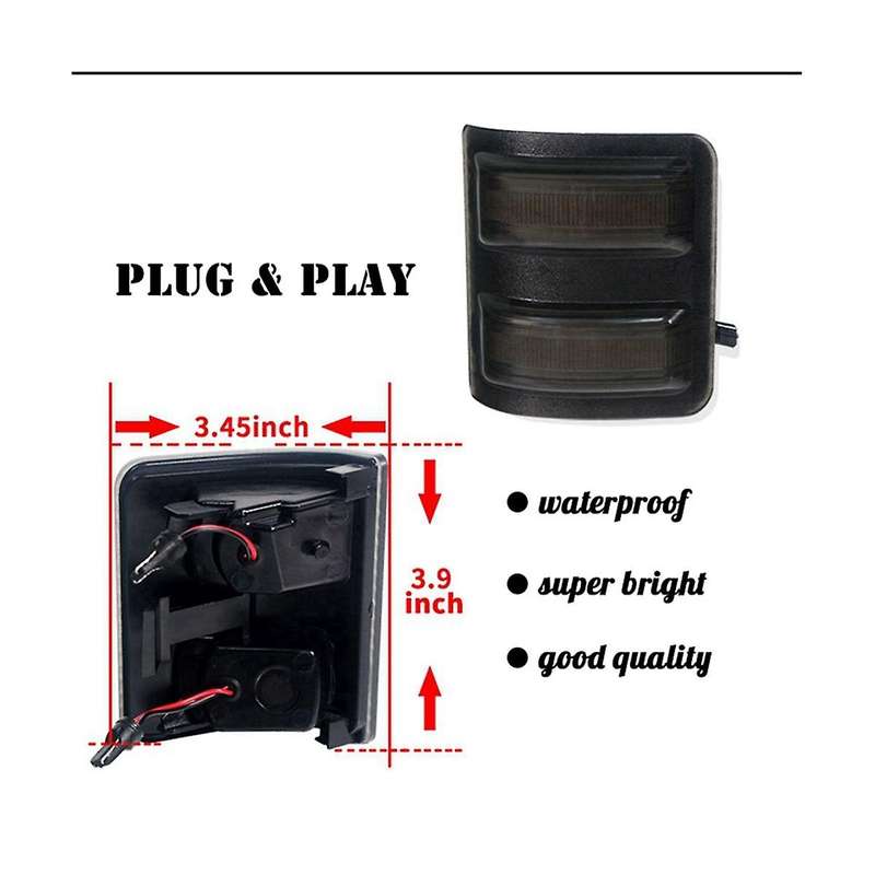 Signal Light Dynamic Mirror Indicator Blinker for F250 F350 F550 F450 2008-2016 Side Led Turn Signa
