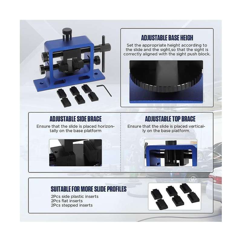 Sight Push Tool Mountable Universal Rear Push Tool Witness Windows Dovetailed Car Modification Sigh