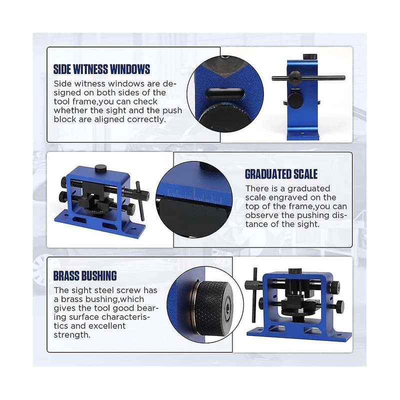Sight Push Tool Mountable Universal Rear Push Tool Witness Windows Dovetailed Car Modification Sigh