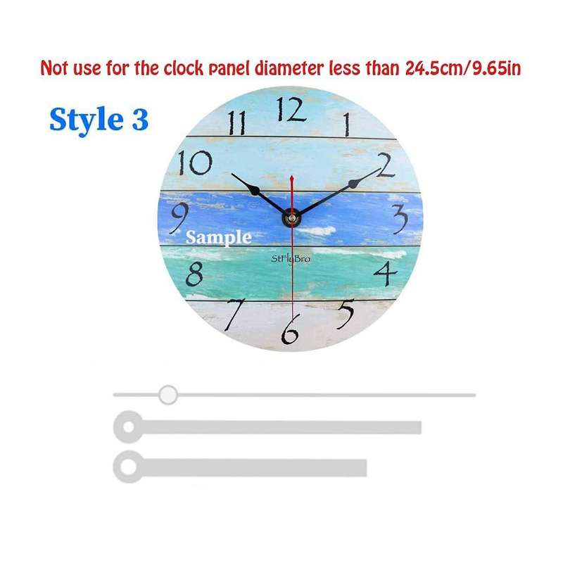 Silent Quartz DIY Wall Clock Motor Kit Movement Mechanism DIY Repair Parts Replacement with 3 Differ