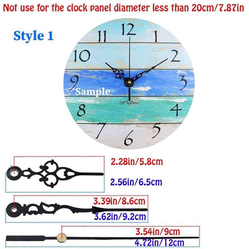 Silent Quartz DIY Wall Clock Motor Kit Movement Mechanism DIY Repair Parts Replacement with 3 Differ