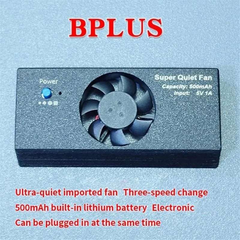 Silent Live Broadcast Radiator Cooling Fan with Electronic Switch Silent Mirrorless Camera A7M3 A640