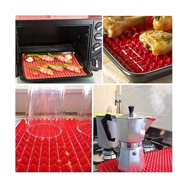 Silicone Baking Mat Pyramid Sheets Cooking Pan,best Healthy Fat Reducing Non Stick Cooking Mat For