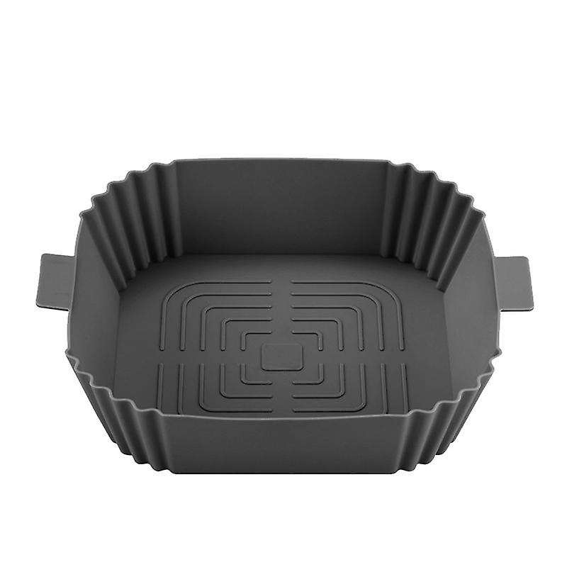 Silicone Airfryer Pot Fryers Oven Baking Tray Fried Pizza Chicken Basket Mat Square Round Replacemen