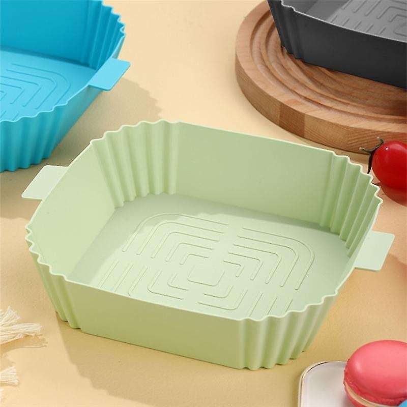 Silicone Airfryer Pot Fryers Oven Baking Tray Fried Pizza Chicken Basket Mat Square Round Replacemen