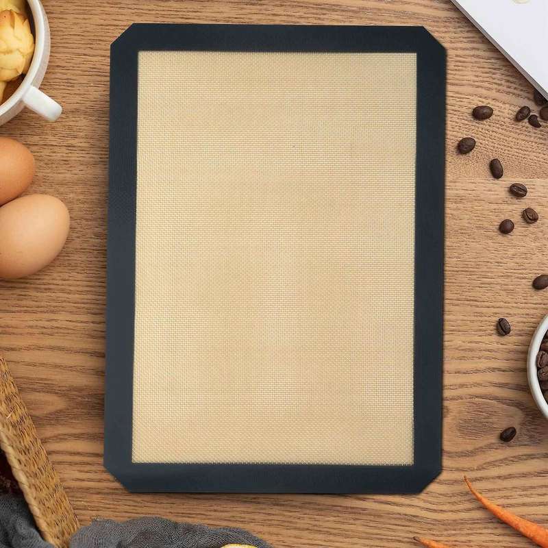 Silicone Baking Mats for Half Baking Sheet Pans Non-Stick Macaron Baking Mats Set,/Pastry/Bun/Bread