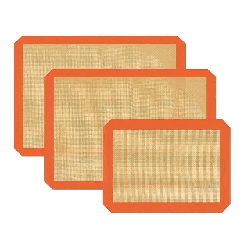 Silicone Baking Mat Set Of 3, Silicone Baking Mats Cookie Sheet, Non-stick Mats for Baking for Makin