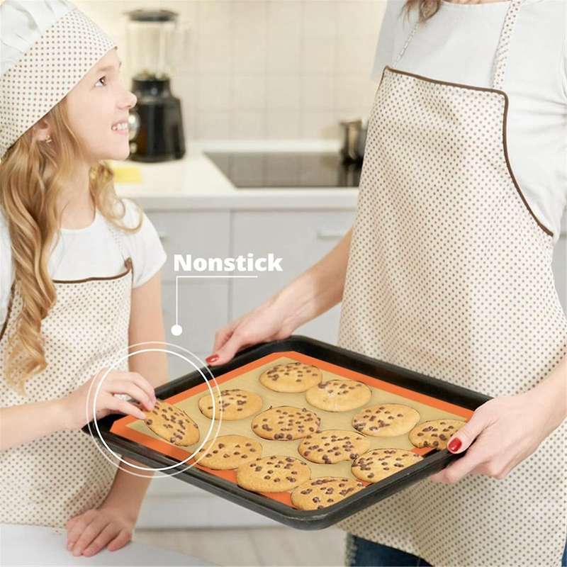 Silicone Baking Mat Set Of 3, Silicone Baking Mats Cookie Sheet, Non-stick Mats for Baking for Makin