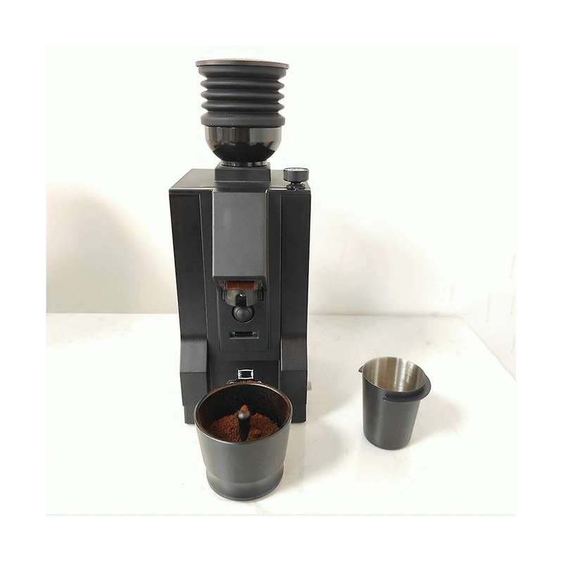 Silicon Coffee Grinder Single Dose-Hopper Bean Grinder Coffee Grinder Bean Bin Blowing Cleaning Tool