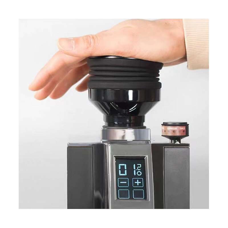 Silicon Coffee Grinder Single Dose-Hopper Bean Grinder Coffee Grinder Bean Bin Blowing Cleaning Tool