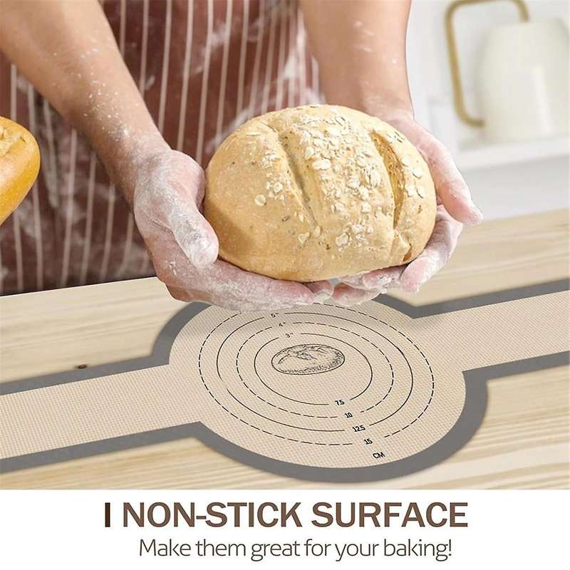 Silicone Bread Sling for Dutch Oven, 2 PCS Non-Stick & Easy Clean Reusable Silicone Bread Baking Ma