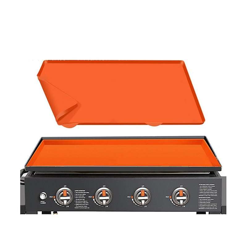 Silicone Baking Tray Pad Is Suitable for 28-inch (about 72cm) Outdoor Baking Tray Top Cover Of Black