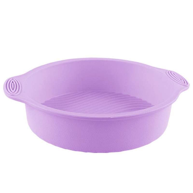 Silicone Cake Mold Round Rectangle Square Toast Muffin Chiffon Cake Bread Pan Tray Mould Non Stick D