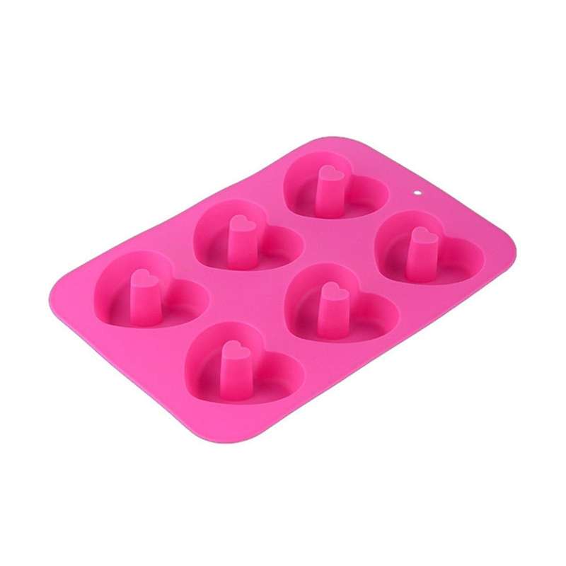 Silicone Donut Pan, Just Pop-out, Non Stick Doughnuts Baking Pans for Donuts, Muffin, Cake Biscuit