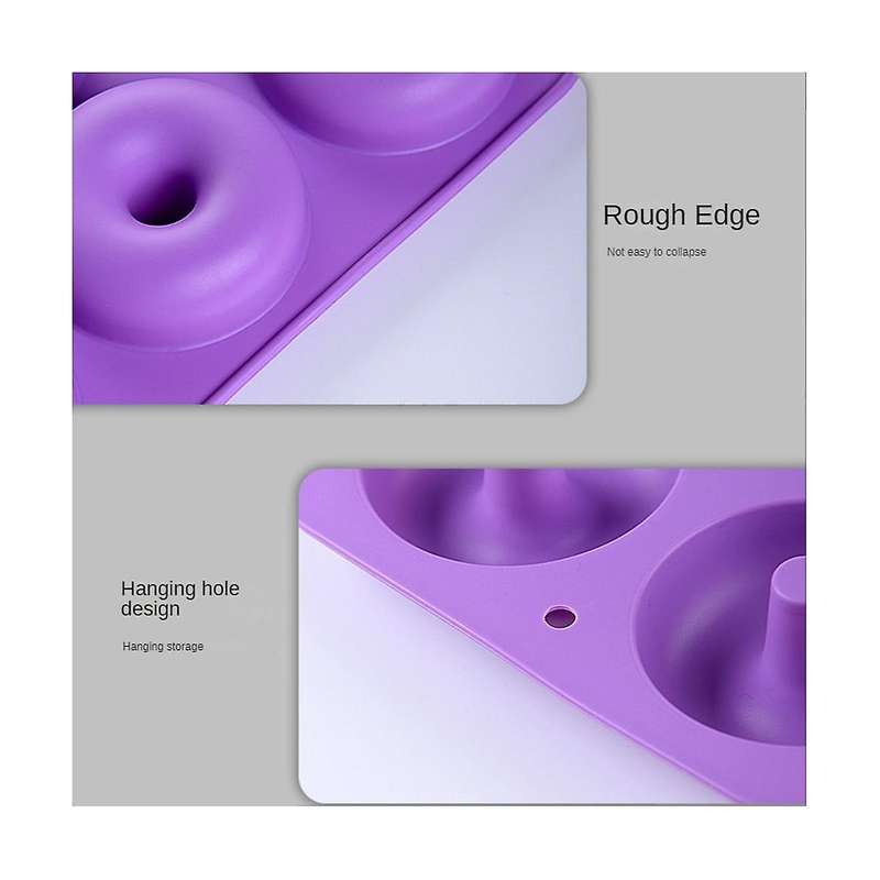 Silicone Donut Pan, Just Pop-out, Non Stick Doughnuts Baking Pans for Donuts, Muffin, Cake Biscuit