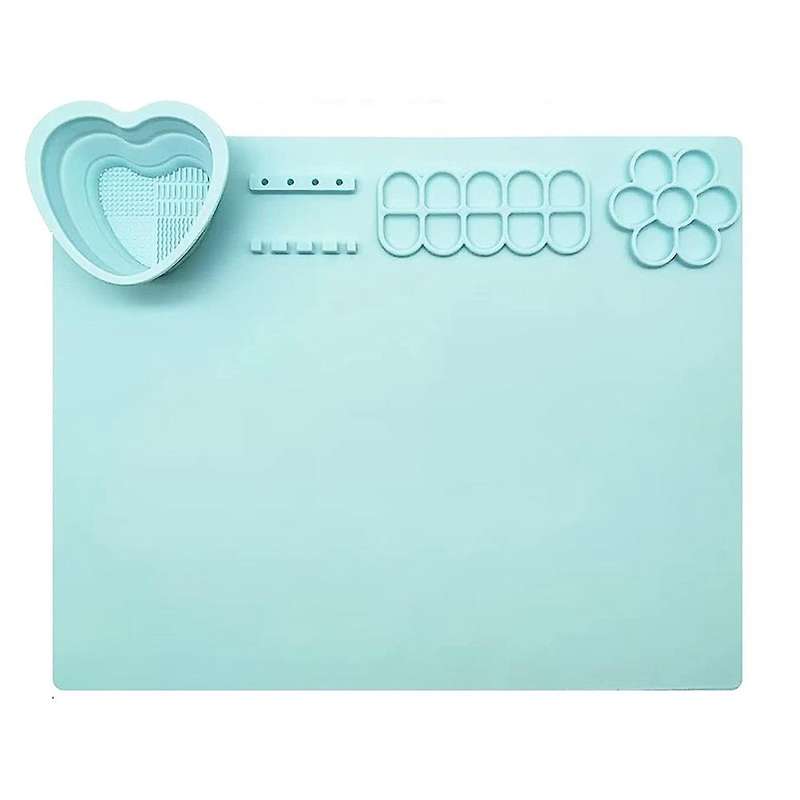 Silicone Craft Mat, 20 Inch X 16 Inch Silicone Painting Mat for Resin Casting, Silicone Artist Mat