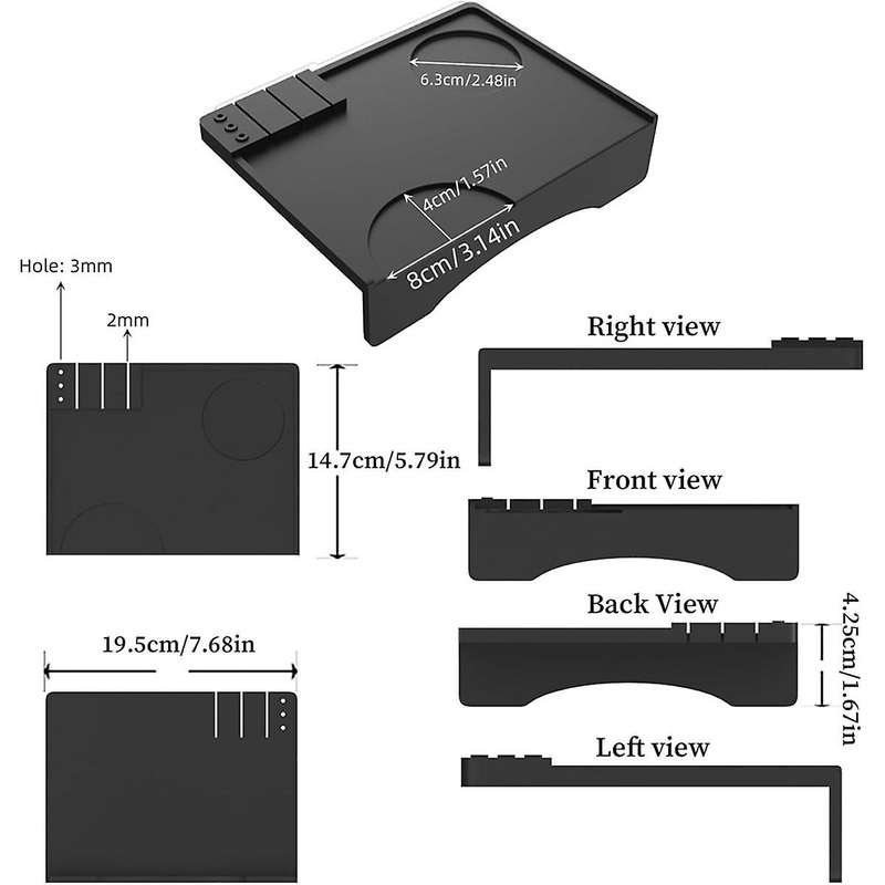Silicone Coffee Tamper Mat, Tamp Coffee Tamping Pad for Barista Tools Home Kitchen Bar Coffee Shop