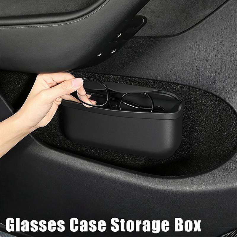 Silicone Eyeglasses Case with Car Sticker Organizer Sticky Box Car for /y 2017-2022