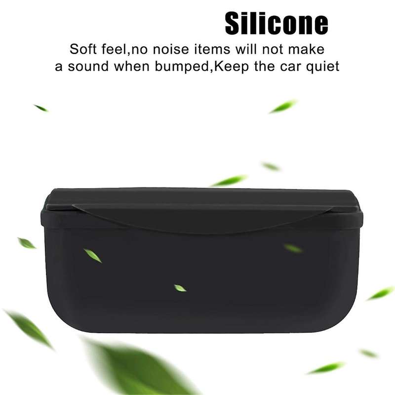 Silicone Eyeglasses Case with Car Sticker Organizer Sticky Box Car for /y 2017-2022