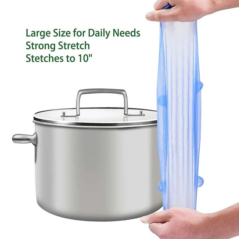 Silicone Elastic Lid Reusable Silicone Lid Silicone Bowl Food Lid Dishwashers and Refrigerators Micr