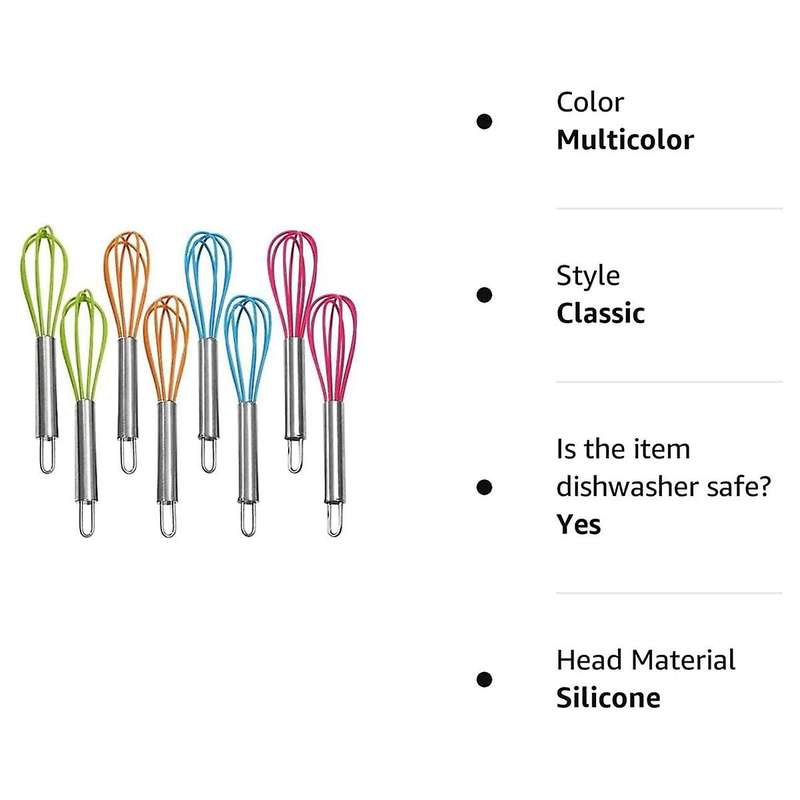 Silicone Egg Beater (8 Pieces), Egg Beater with
