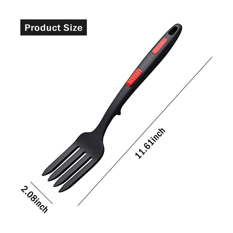 Silicone Flexible Fork, Heat-resistant Cooking Fork Tools Dishwasher Safe Kitchen Fork Kitchen Non