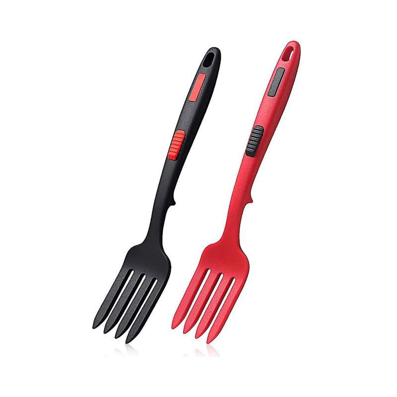 Silicone Flexible Fork, Heat-resistant Cooking Fork Tools Dishwasher Safe Kitchen Fork Kitchen Non